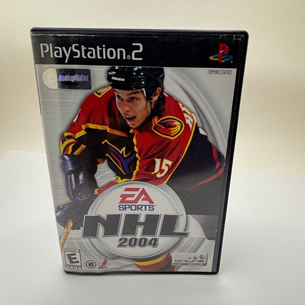NHL 2004 EA Sports PS2 Hockey (Sony PlayStation 2, 2003) Complete W/ Manual